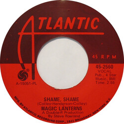 Magic Lanterns Shame, Shame USED VINYL 7INCH 45 RPM