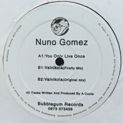 Nuno Gomez You Only Live Once USED VINYL 12INCH