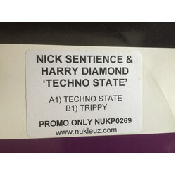 Nick Sentience / Harry Diamond Techno State USED VINYL 12INCH SINGLE PROMO