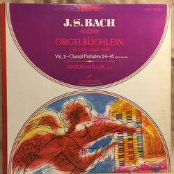 Johann Sebastian Bach / Anton Heiller Orgelbüchlein (The Little Organ Book) Vol.2 Choral Preludes 24-45 Vinyl LP USED