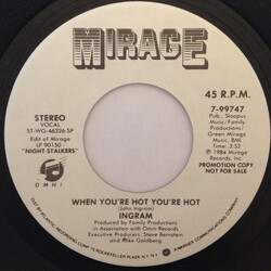 Ingram When You're Hot You're Hot USED VINYL 7INCH 45 RPM SINGLE PROMO STEREO