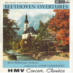 Ludwig van Beethoven / Berliner Philharmoniker / André Vandernoot Overtures Vinyl LP USED