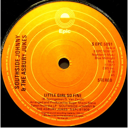 Southside Johnny & The Asbury Jukes Little Girl So Fine Vinyl 7" USED