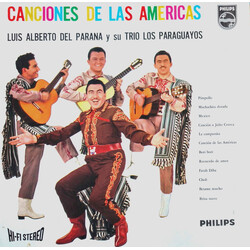 Luis Alberto del Parana y Los Paraguayos Canciones De Las Americas Vinyl LP USED