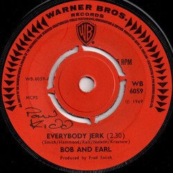 Bob & Earl Everybody Jerk VINYL 7" USED