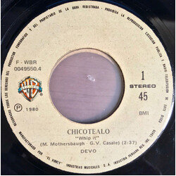 Devo Chicotealo (Whip It) USED VINYL 7INCH 45 RPM SINGLE STEREO