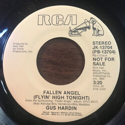 Gus Hardin Fallen Angel (Flyin' High Tonight) USED VINYL 7INCH 45 RPM SINGLE PROMO
