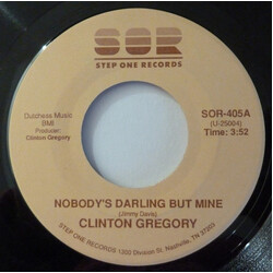 Clinton Gregory Nobody's Darling But Mine USED VINYL 7INCH 45 RPM SINGLE