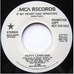Patty Loveless If My Heart Had Windows USED VINYL 7INCH 45 RPM SINGLE PROMO