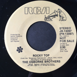 The Osborne Brothers Rocky Top / Old Flames Can't Hold A Candle To You Vinyl 7" USED