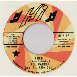 Ace Cannon Amen USED VINYL 7INCH 45 RPM PROMO