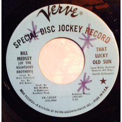 Bill Medley That Lucky Old Sun (Just Rolls Around Heaven All Day) USED VINYL 7INCH SINGLE 45 RPM PROMO
