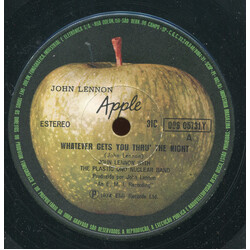 John Lennon / The Plastic Ono Band Whatever Gets You Thru' The Night USED VINYL 7INCH 33 S RPM REISSUE