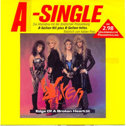 Vixen (2) Edge Of A Broken Heart USED VINYL 7INCH SINGLE