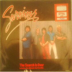 Survivor The Search Is Over USED VINYL 12INCH 45 RPM SINGLE PARTIALLY MIXED