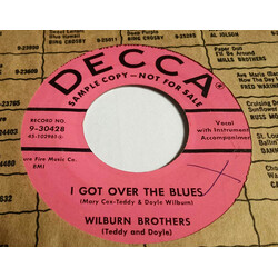 The Wilburn Brothers I Close My Eyes / I Got Over The Blues USED VINYL 7INCH 45 RPM PROMO
