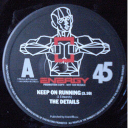 The Details (3) Keep On Running USED VINYL 12INCH PROMO 45 RPM