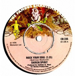 Darien Spirit Rock Your Soul USED VINYL 7INCH 45 RPM SINGLE