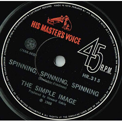 The Simple Image Spinning, Spinning, Spinning USED VINYL 7INCH 45 RPM SINGLE