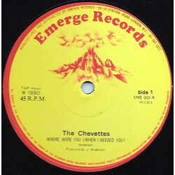 The Chevettes Where Were You (When I Needed You) USED VINYL 12INCH 45 RPM