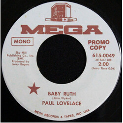 Paul Lovelace Baby Ruth / Sometimes I like To Be Alone USED VINYL 7INCH 45 RPM SINGLE PROMO