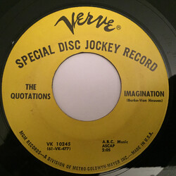 The Quotations Imagination / Ala-Men-Sy USED VINYL 7INCH 45 RPM PROMO
