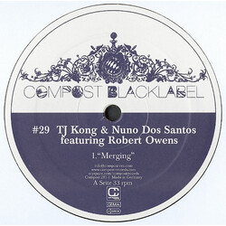 TJ Kong & Nuno Dos Santos / Robert Owens Merging USED VINYL 12INCH 33 S RPM