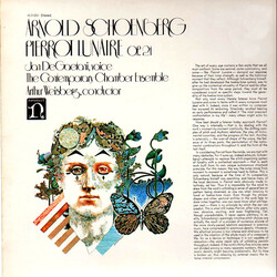 Arnold Schoenberg / Jan DeGaetani / Arthur Weisberg / Contemporary Chamber Ensemble Pierrot Lunaire Op.21 Vinyl LP USED
