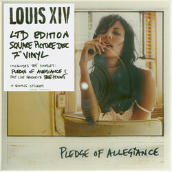 Louis XIV Pledge Of Allegiance USED VINYL 7INCH 45 RPM PICTURE DISC SHAPE LIMITED EDITION