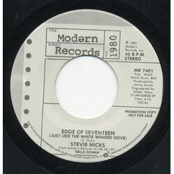 Stevie Nicks Edge Of Seventeen (Just Like The White Winged Dove) USED VINYL 7INCH 45 RPM PROMO