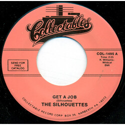 The Silhouettes Get A Job / I Am Lonely Vinyl 7" USED