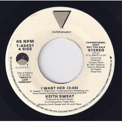 Keith Sweat I Want Her USED VINYL 7INCH 45 RPM SINGLE PROMO STEREO