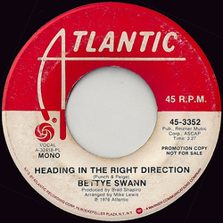 Bettye Swann Heading In The Right Direction Vinyl 7" USED