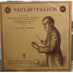 Václav Talich / The Czech Philharmonic Orchestra / Antonín Dvořák Sinfonie Nr. 8 G-dur, Op. 88 Vinyl LP USED