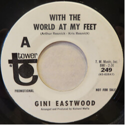 Gini Eastwood With The World At My Feet USED VINYL 7INCH 45 RPM PROMO MONO
