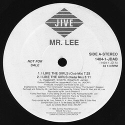 Mr. Lee I Like The Girls USED VINYL 12INCH 33 S RPM PROMO
