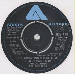 The Drifters I'll Know When True Love Really Passes By USED VINYL 7INCH 45 RPM