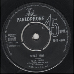 Adam Faith What Now USED VINYL 7INCH 45 RPM SINGLE