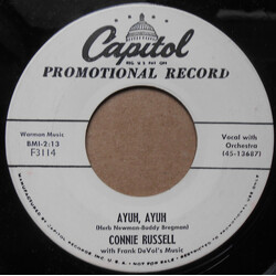 Connie Russell Ayuh, Ayuh / I'm Making Believe USED VINYL 7INCH 45 RPM PROMO