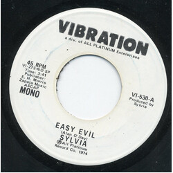 Sylvia Robinson Easy Evil USED VINYL 7INCH SINGLE 45 RPM PROMO