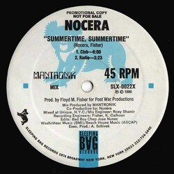 Nocera Summertime, Summertime VINYL 12" USED