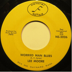 Lee Moore (4) Worried Man Blues USED VINYL 7INCH 45 RPM