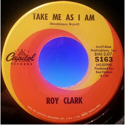 Roy Clark Take Me As I Am USED VINYL 7INCH 45 RPM SINGLE
