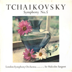 Pyotr Ilyich Tchaikovsky / London Symphony Orchestra / Sir Malcolm Sargent Symphony No. 5 Vinyl LP USED