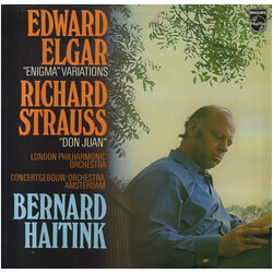 Sir Edward Elgar / Richard Strauss / London Philharmonic Orchestra / Concertgebouworkest / Bernard Haitink Enigma Variations / Don Juan Vinyl LP USED
