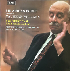 Sir Adrian Boult / Ralph Vaughan Williams Symphony No. 6, The Lark Ascending Vinyl LP USED