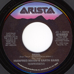 Manfred Mann's Earth Band Rebel VINYL 7" USED