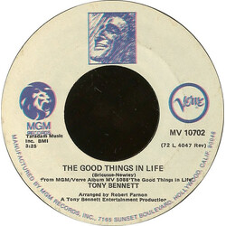Tony Bennett The Good Things In Life USED VINYL 7INCH 45 RPM