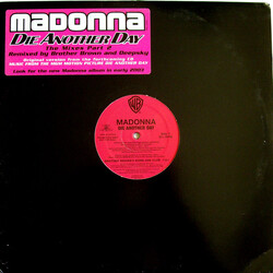 Madonna Die Another Day (The Mixes Part 2) USED VINYL 12INCH 33 S RPM PROMO
