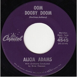Alicia Adams Oom Dooby Doom/Love Bandit USED VINYL 7INCH 45 RPM